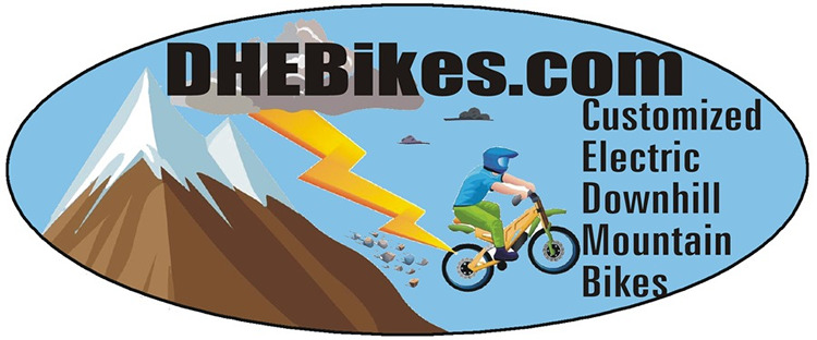 Visit dhebikes.com for custom made to order mens and womens electric downhill mountain bikes, electric motor kits, custom paint and custom machining